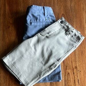 Pair of Under Armour Boy’s Size 5 Golf Medal Play Shorts With Belt Loop.
